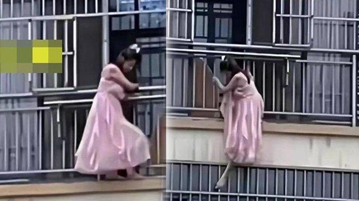 Istri Pacarnya Pulang, Pelakor Kabur Bergelantung di Balkon, Tetangga Lapor Polisi Dikira Pencuri (EVA.VN)