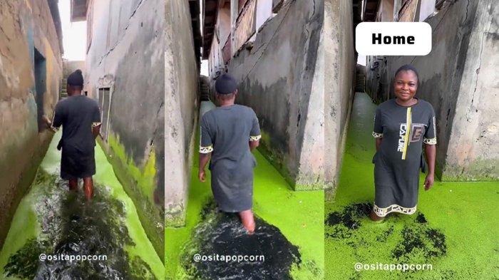 Jalan menuju rumah kontrakan Rp 119 ribu per tahun