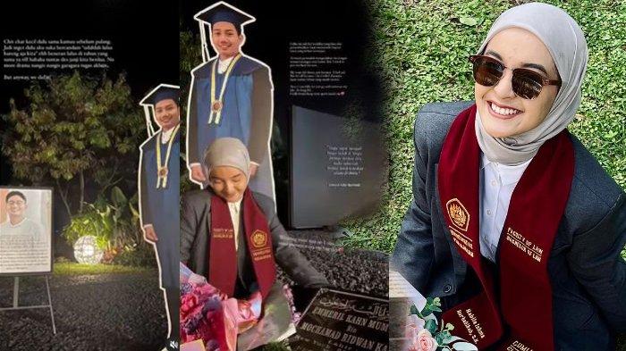 Kabar Nabila Ishma Pacar Eril Datangi Makam Kekasih Bawa Gelar Cumlaude, Curhatannya Bikin Nyesek