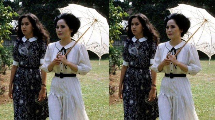  Kartika Sari Dewi dan Ratna Sari Dewi mengunjungi bekas rumah di Indonesia