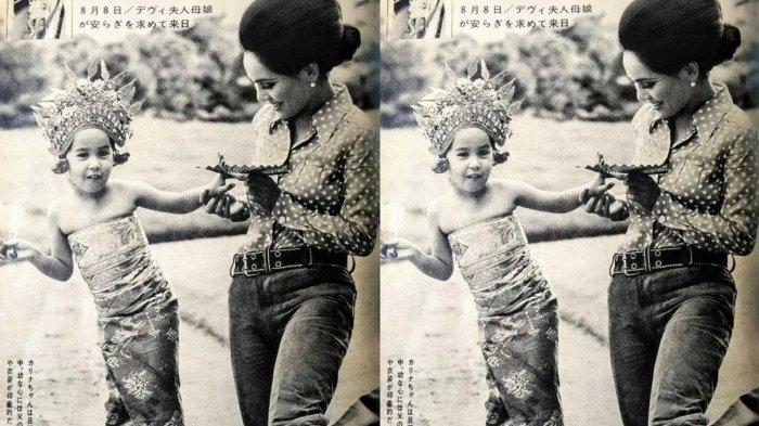  Kartika Sari Dewi kecil memakai busana Bali