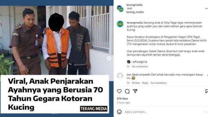 Kasus anak penjarakan ayah beredar di media sosial