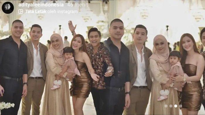 Kebersamaan Ria Ricis dan Aditya Surya di pernikahan Sarah Keihl