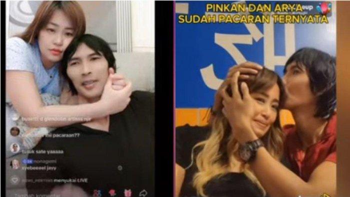 Kemesraan Arya Khan dengan Pinkan Mambo