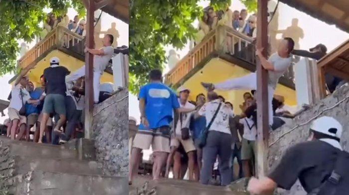 Kericuhan turis India bikin driver di Bali emosi ingin foto gak mau antre