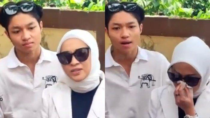 Kiesha Alvaro saat menemani ibunya, Okie Agustina