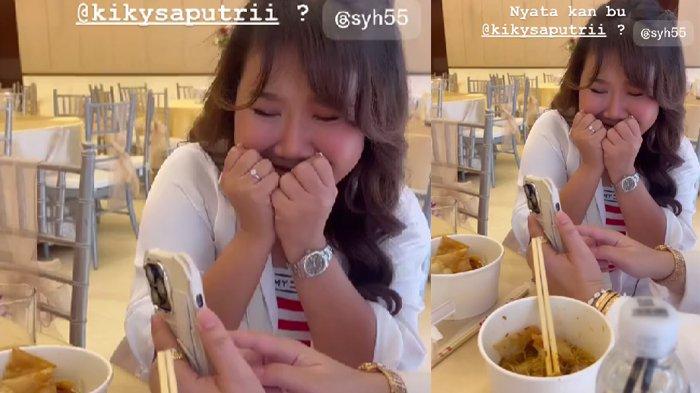 Kiky Saputri mau nangis lihat wajah bayi Syahrini