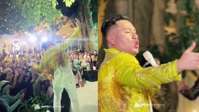 King Nassar menghibur tamu saat pesta pernikahan viral di Gresik
