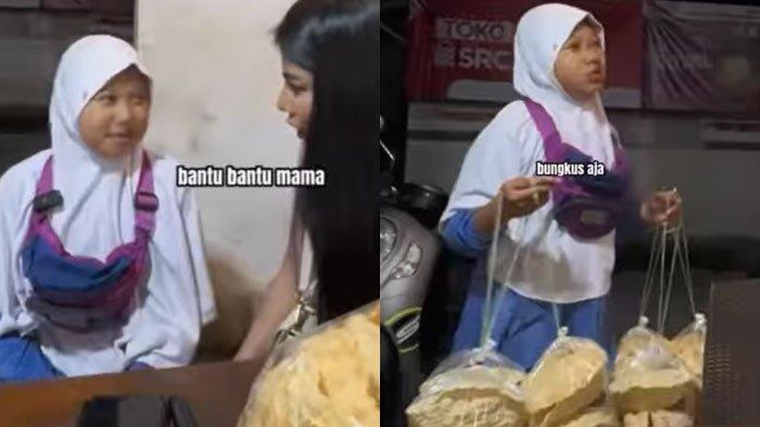  Kisah gadis penjual kerupuk bernama Zahra menjadi sorotan (Instagram/ohmeygatt)