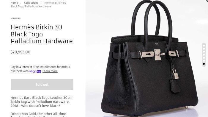 Kisaran harga tas Hermes Selvi Ananda