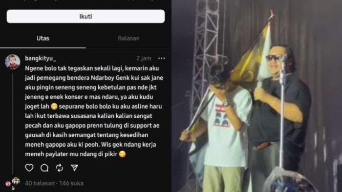 Klarifikasi Bangkit Yuyudono soal menangis di atas panggung Ndarboy Genk