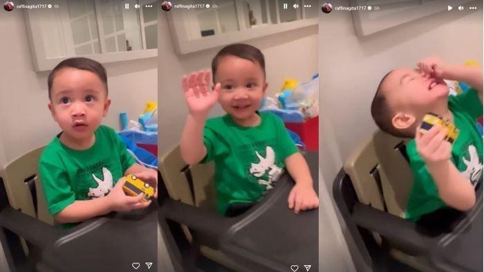 Kolase Rayyanza salah tingkah saat Raffi Ahmad berencana ajak Gempi ke rumah