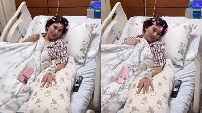 Kondisi Syahnaz Sadiqah yang terbaring di rumah sakit 1