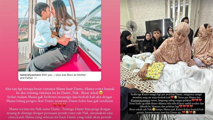 Kondisi Tamara Tyasmara setelah ditinggal sang anak, Dante