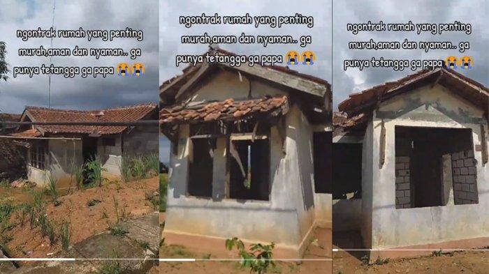 Kondisi kompleks rumah di kawasan Bandung sebuah keluarga tinggal tanpa tetangga 1