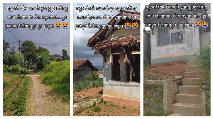 Kondisi kompleks rumah di kawasan Bandung sebuah keluarga tinggal tanpa tetangga