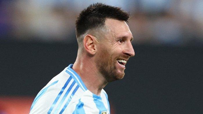 Lionel Messi saat tampil membela Argentina di Copa America 2024.