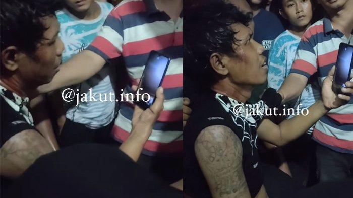 Maling motor video call emak sebelum digebuki warga