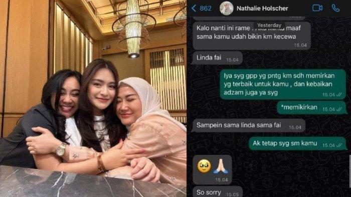 Marissya Icha memberi dukungan untuk Nathalie Holscher