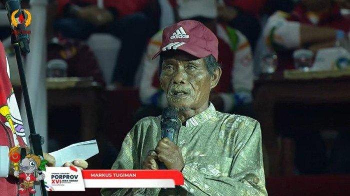 Markus Tugiman mantan atlet balap sepeda dan lari atau sprinter kini jadi pemulung