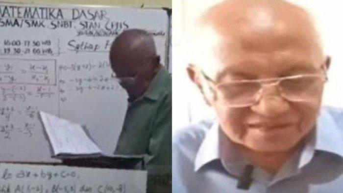 Mbah Melan tetap mengajar matematika di usia 78 tahun