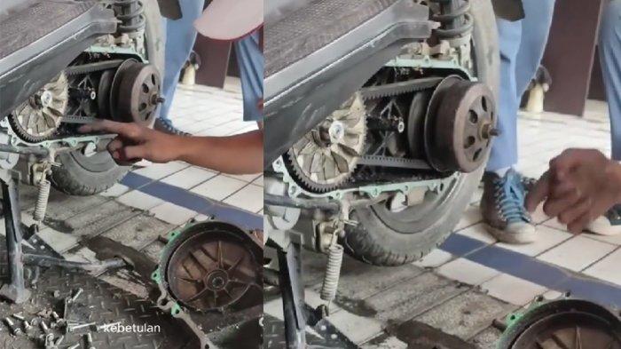 Mesin motor jadi saran tawon setelah dibuka seorang mekanik viral 3