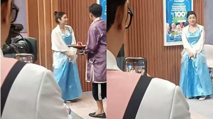 Momen Andre Taulany rekam Amanda Rigby saat beradu akting dengan Dickie Difie