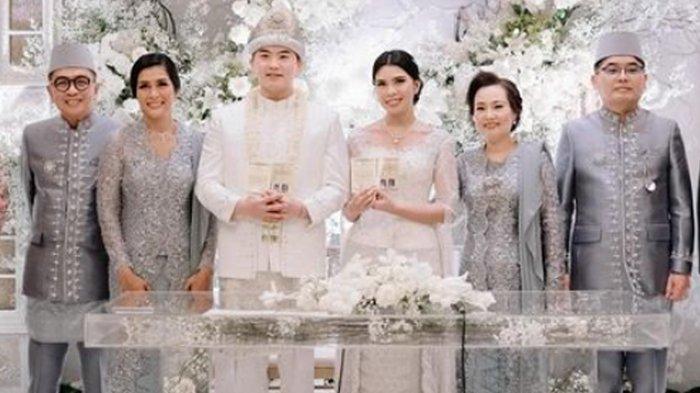 Momen pernikahan putri Helmy Yahya dan Park Yong-gwang 1