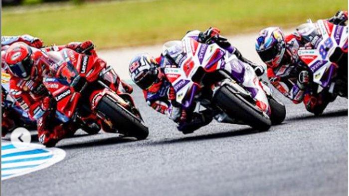 Momen dramatis MotoGP Australia 2023