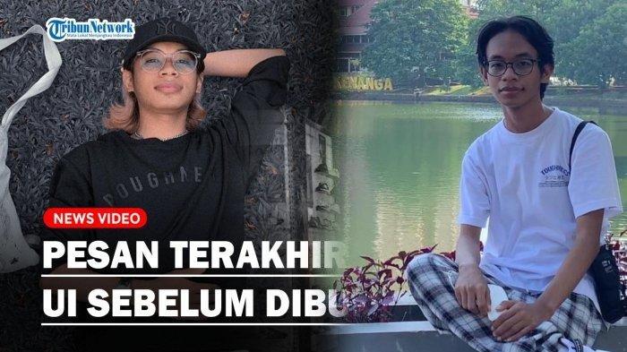 Muhammad Naufal Zidan mahasiswa UI yang jadi korban pembunuhan