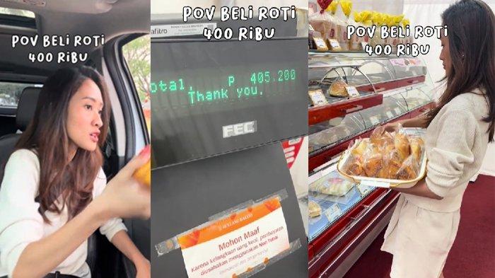 Nabila Taffyani TikToker beli roti Rp 400 ribu dibagi-bagi di jalan