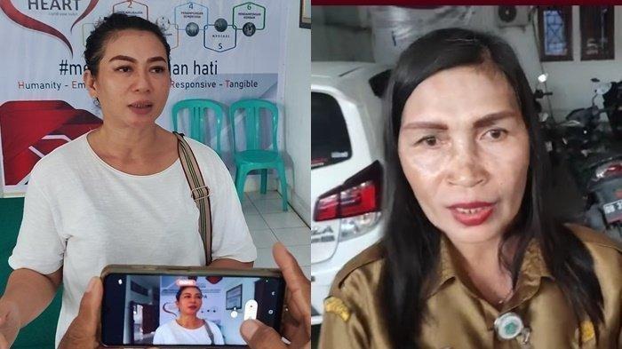 Nancy selaku ibu dari DA dan Kepala Sekolah di SMAN 4 Manado Dra Jaquelien Dien MPd.