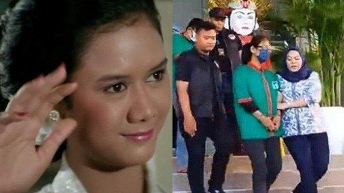 Nandya Nathasia semasa muda (kiri) ketika menjalani pemeriksaan (kanan)
