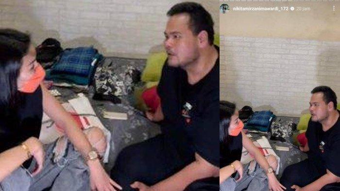 Nikita Mirzani jenguk Fahmi Bo di kontrakannya