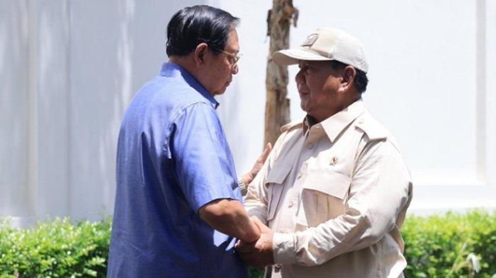 Nostaslgia SBY, Prabowo dan AHY Saat Bertemu di Pacitan