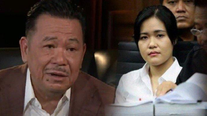 Otto Hasibuan (kiri) kuasa hukum Jessica Wongso (kanan)