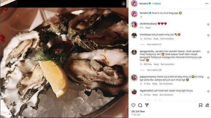 Oyster, menu makan BCL dan Tiko saat dinner di sebuah restoran mewah