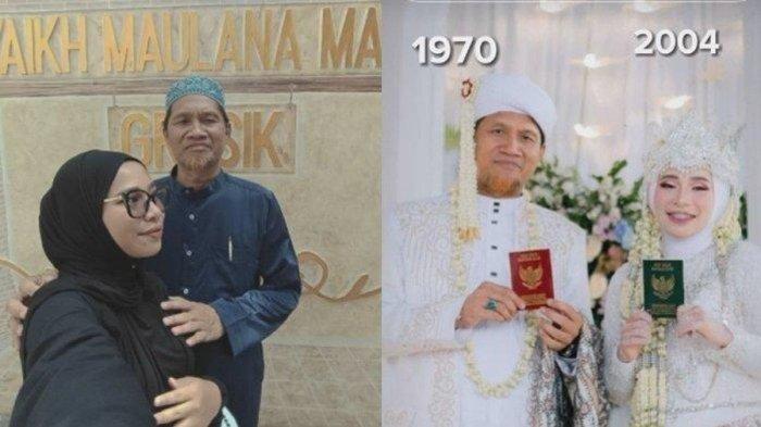 Pebriayanti Hariansyah bersama suaminya yang berusia 53 tahun