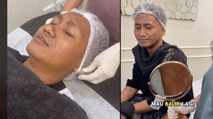 Pegi perawatan wajah di klinik kecantikan