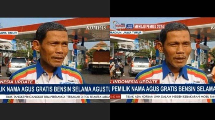 Pemilik nama Agus gratis isi bensin di SPBU Caruban kawasan Madiun