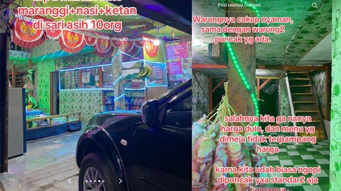 Penampakan warung makan di Puncak Bogor yang jual tarif mahal