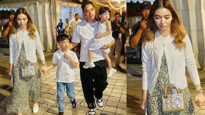 Penampilan Selvi Ananda saat jalan bareng Gibran Rakabuming 1