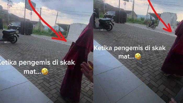 Pengemis langsung pergi saat pria di depannya menyadari wanita itu naik mobil