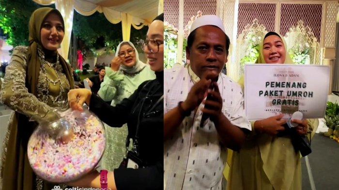 Pernikahan viral di Gresik bagi-bagi umroh gratis