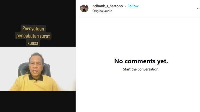 Pernyataan Ndhank Surahman meminta maaf dan mencabut somasi termasuk laporan terhadap Andre Taulany