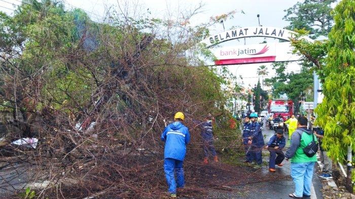 Kota Batu Diguncang Hujan dan Angin, 10 Rumah Rusak, 2 KK Mengungsi