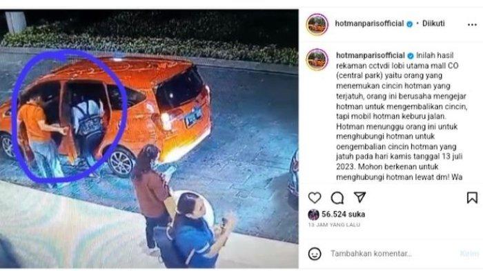 Postingan Hotman Paris soal wanita yang menemukan cincinnya