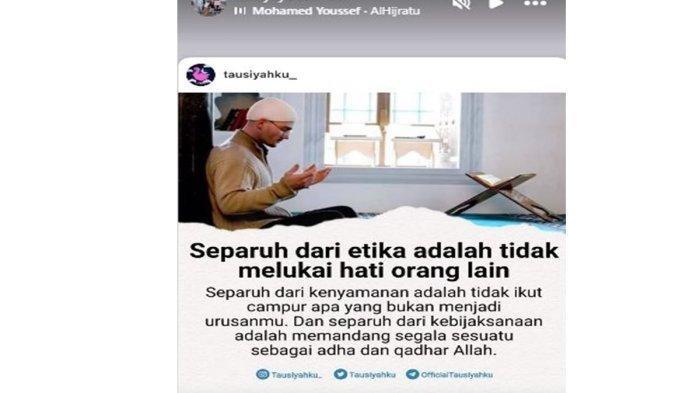 Postingan Instagram Story ibu Fardhana (Instagram)