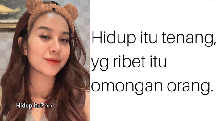 Postingan Mayang di TikTok hari ini setelah dilaporkan ke polisi