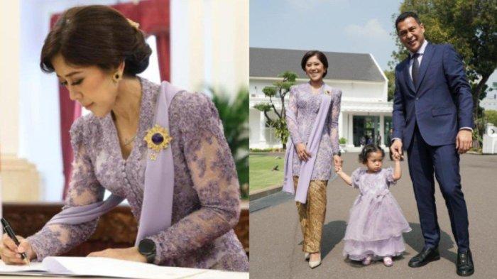  Potret Meutya Hafid saat dilantik jadi menteri (Instagram @meutya_hafid)